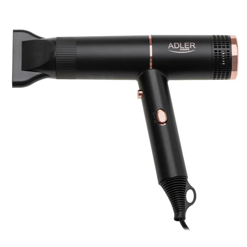 Adler AD 2278 Haartrockner 1400 W mit Ionisierungs Technologie Schwarz