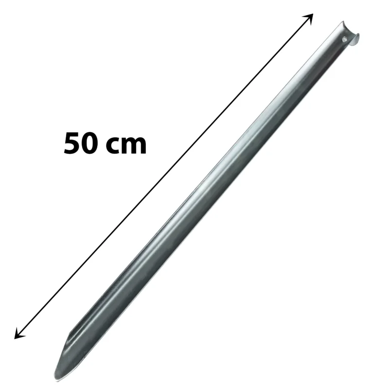 Zelthering 50 cm lang - Sandboden - V-Hering - Stahl 1,5mm dick Camping Zubehör V-Profil Bodenanker Zelt Erdnagel Outdoor Set Stahlheringe Vorzelthering Sandheringe Strandheringe