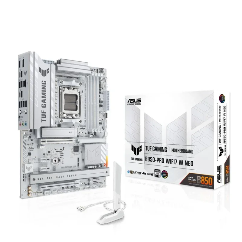 ASUS TUF GAMING B850-PRO WIFI7 W NEO Mainboard AM5 ATX DDR5 PCIe 5.0 WiFi 7