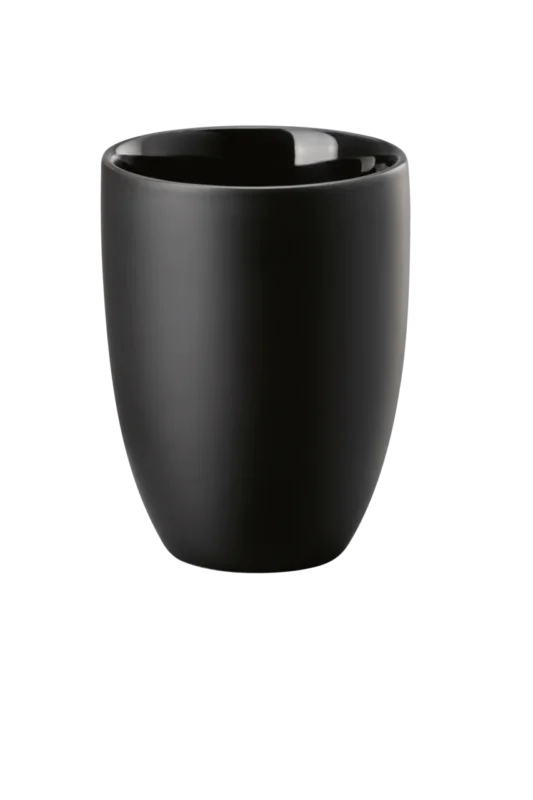 Rosenthal the mug+ Becher doppelwandig Delicate Black 0,280 L schwarz
