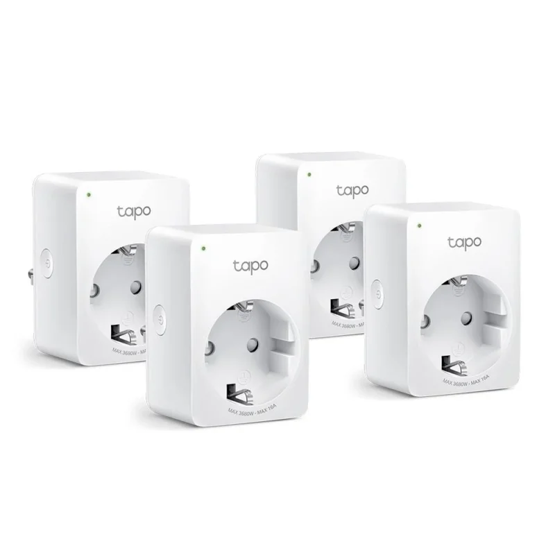 TP-Link Tapo P110 4er Pack Smart WLAN Steckdose Energieüberwachung App Steuerung