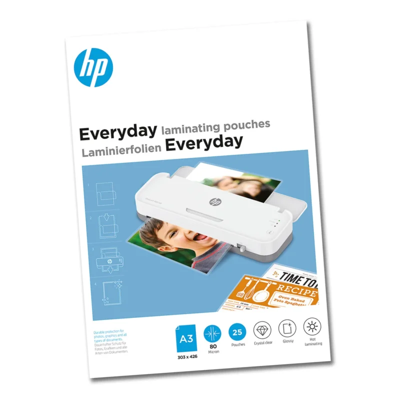 HP Everyday Laminierfolien DIN A3 80 Micron 25 Stück