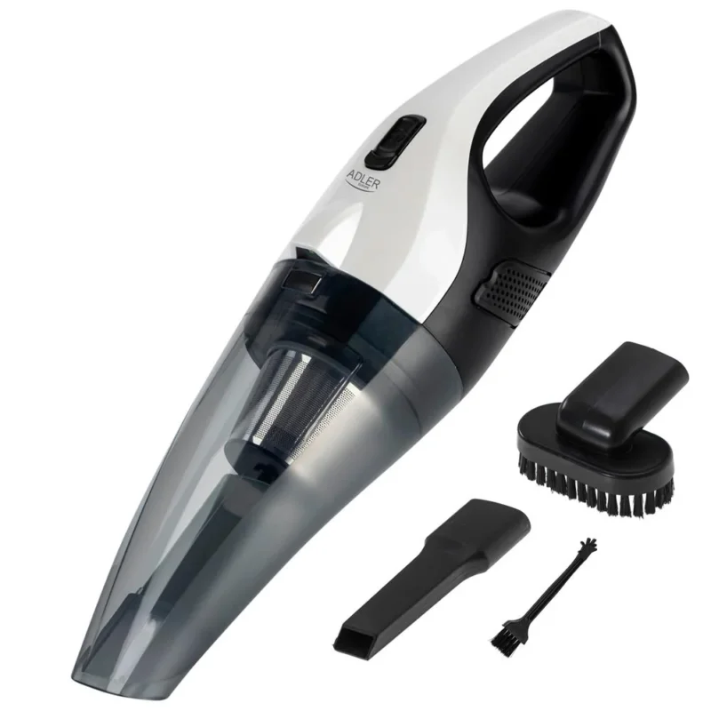 Adler AD 7059 Autostaubsauger Handstaubsauger mit LED Licht Weiß Schwarz
