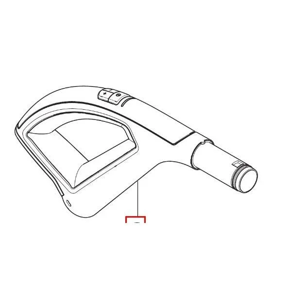 Nilfisk Original 107408056 Handgriff CV STD BENT END 433MHZ für Supreme Haussauganlagen