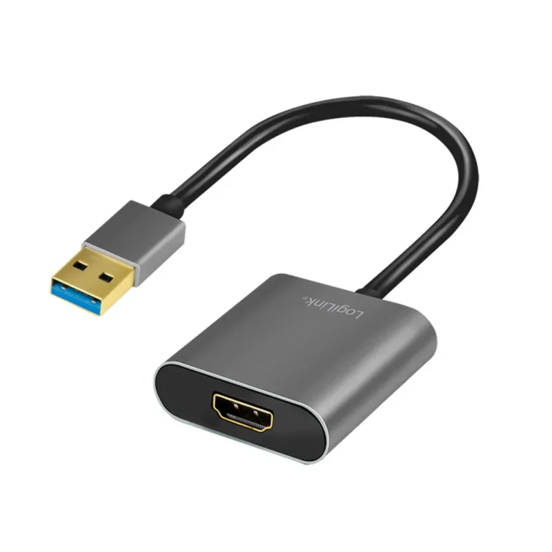 LogiLink USB 3.0 Adapter USB A auf HDMI Full HD 1080p Schwarz