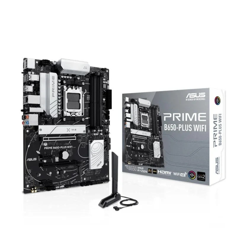 ASUS PRIME B650-PLUS WIFI Gaming Mainboard AM5 ATX DDR5 PCIe 5.0 M.2 WiFi 6E