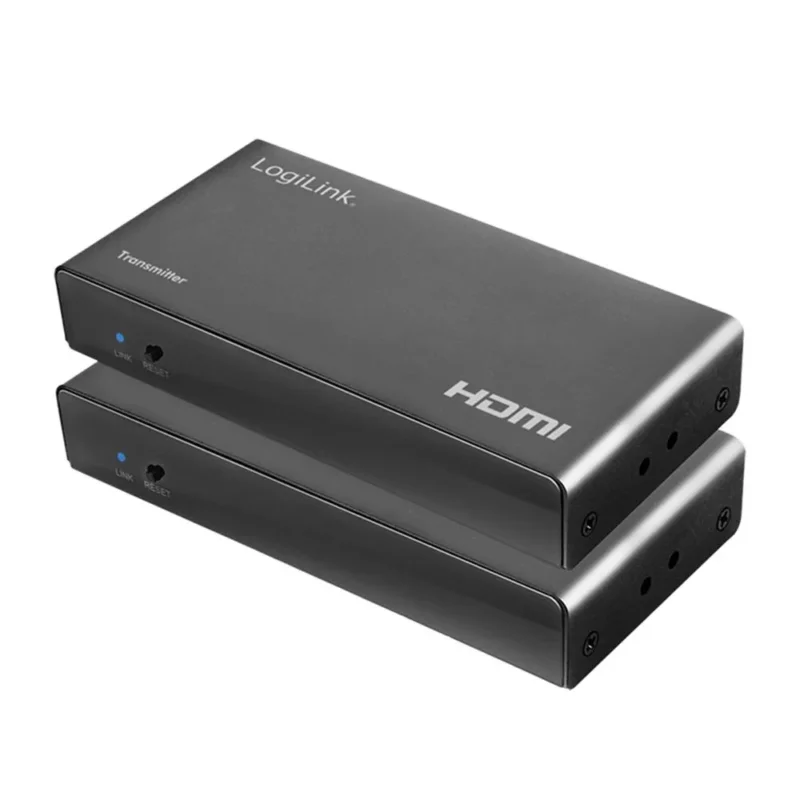 LogiLink HDMI Extender Set über LAN mit KVM Full HD