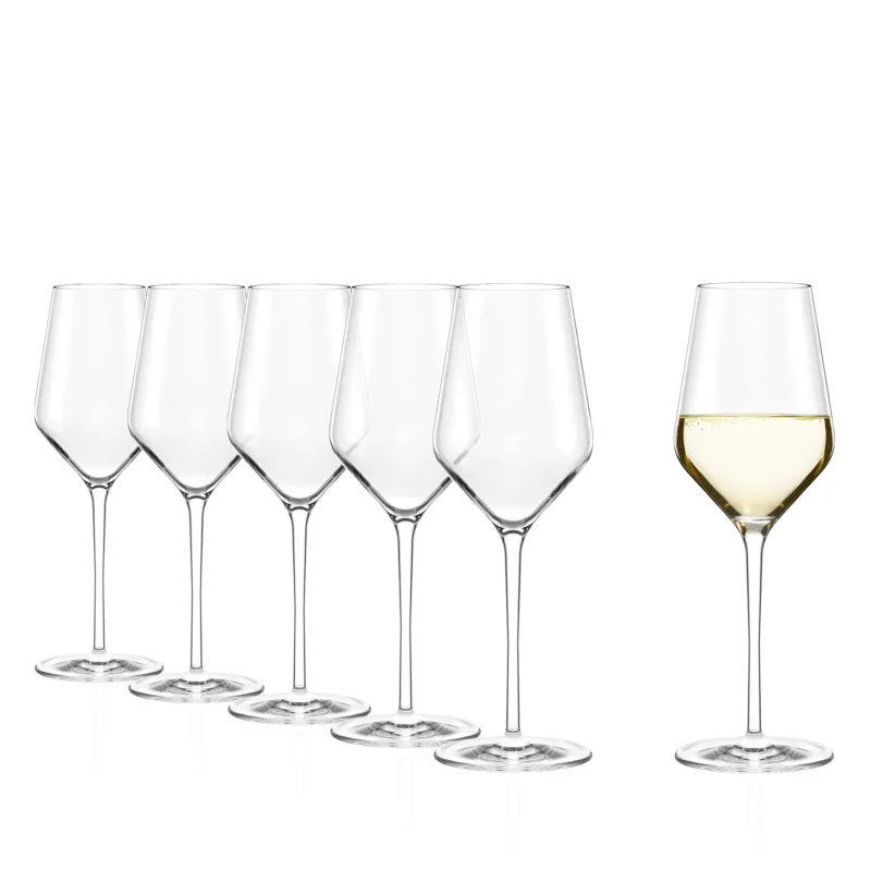 Quatrophil Weißweingläser 405 ml – 6er-Set