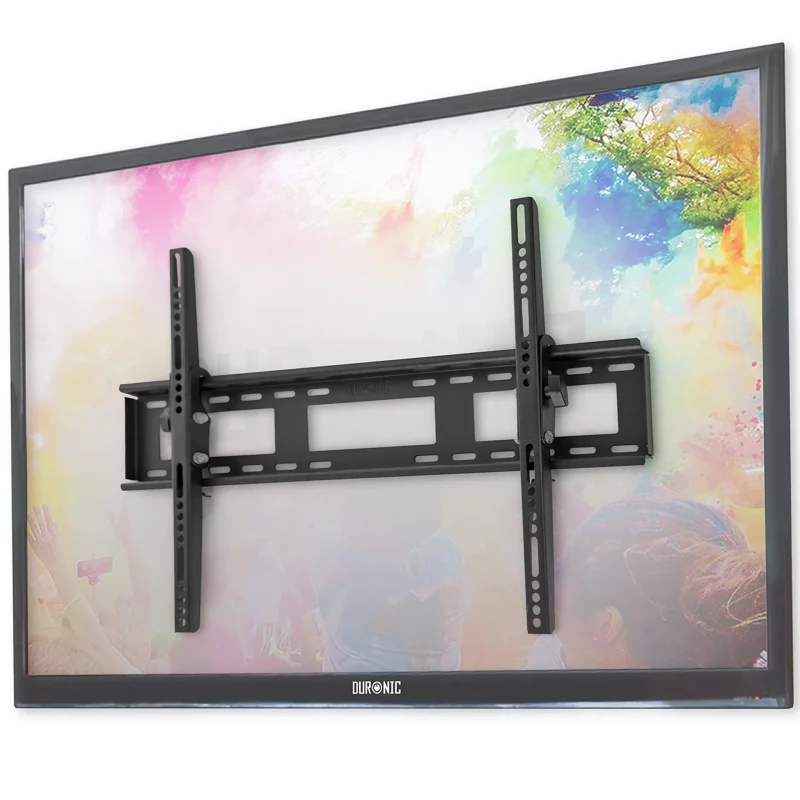 Duronic TVB123M Wandhalterung | Fernseher bis 60" Zoll | 40 kg Belastbarkeit | VESA 600 x 400, 400 x 400 | Neigbar TV Halterung | Plasma LED OLED LCD Fernsehhalterung | Monitor Flach und Curved