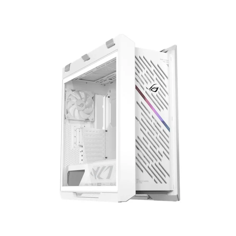 ASUS ROG Strix Helios II White EATX Mid Tower Gaming PC Gehäuse mit 4 Lüftern