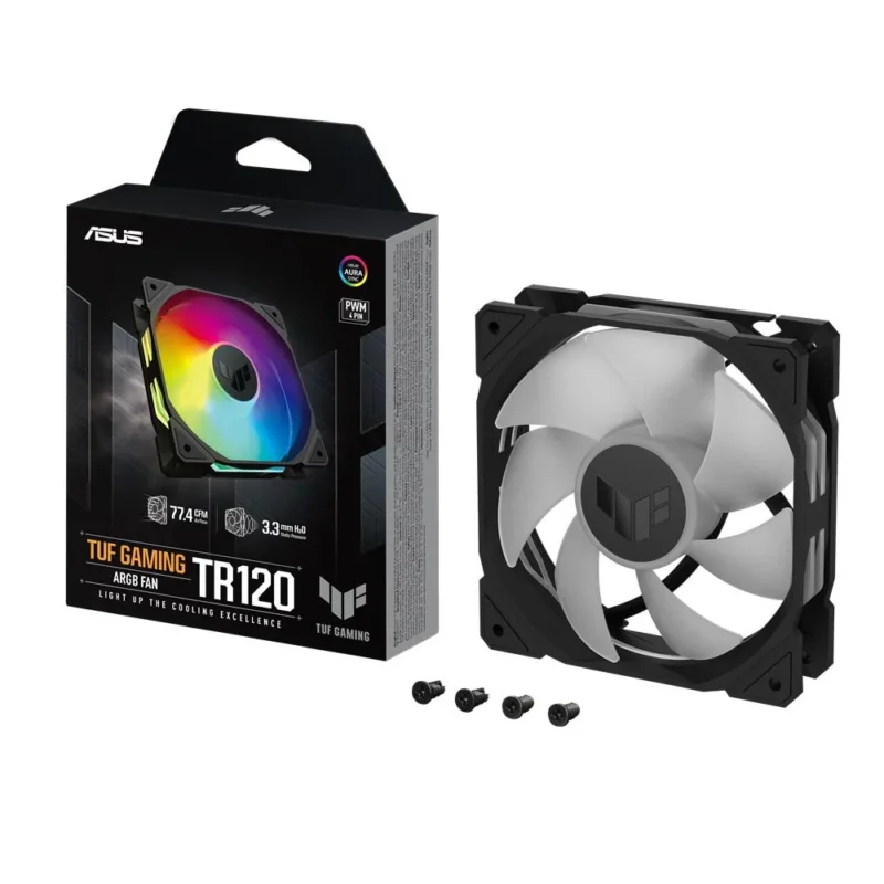ASUS TUF Gaming TR120 ARGB Gehäuselüfter Black 120 mm PWM
