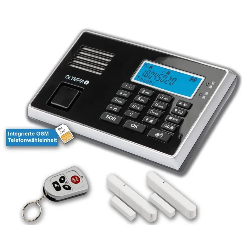 Olympia Alarmsystem Protect 9030 Funk Alarmanlage mit Notruf
