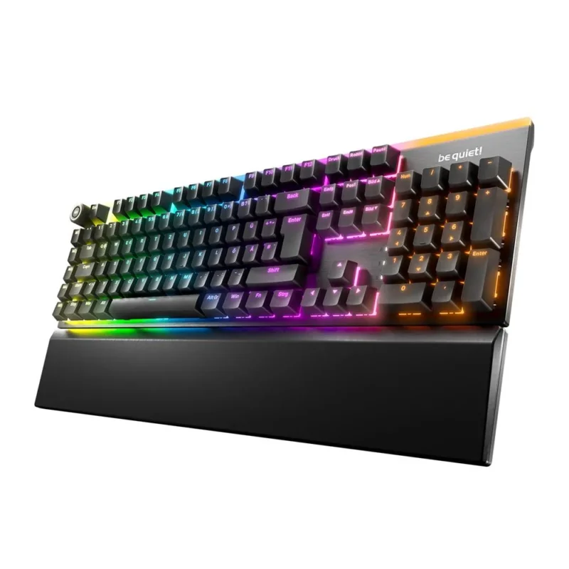 be quiet! Light Mount Silent Linear DE ISO Tastatur mechanische Switches schneller Tastenanschlag 3 Schichten Dämmung