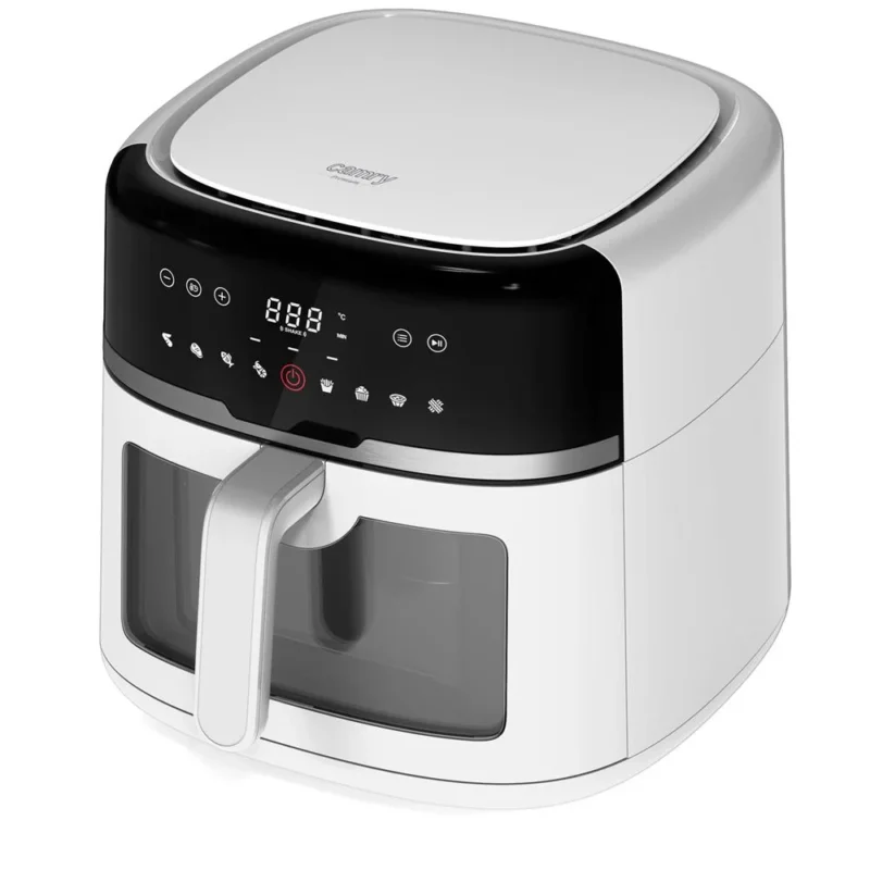 Camry CR 6319 Heißluftfritteuse 8L – XXL Air Fryer mit großem Fassungsvermögen, fettarme Zubereitung und modernes digitales Küchengerät