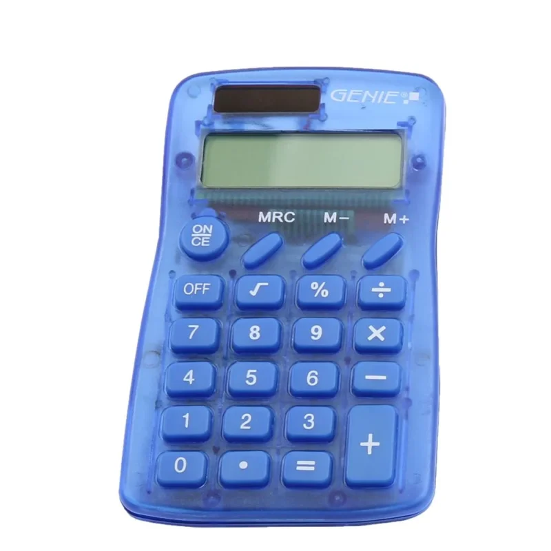 GENIE 825 B Taschenrechner 8 stellig Blau Dual Power