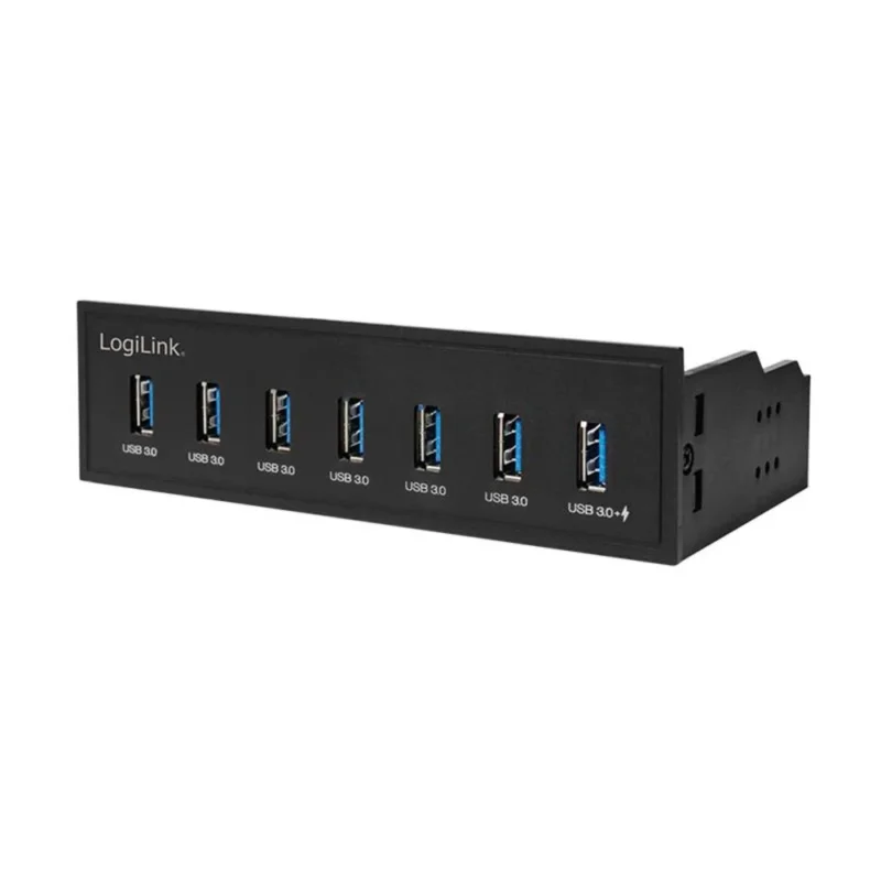 LogiLink USB 3.0 Hub 7 Port intern für 5,25 Zoll Schacht