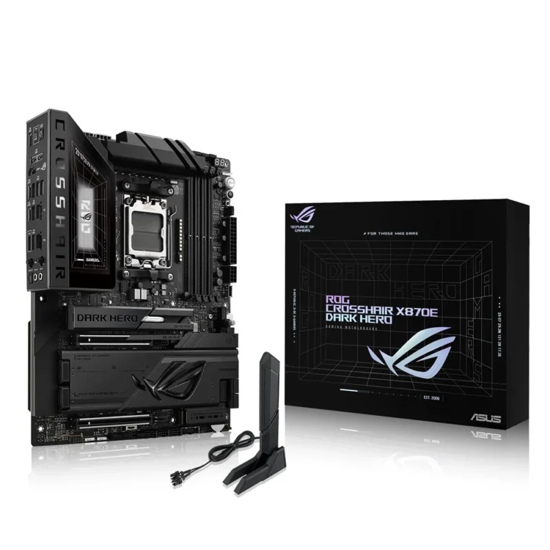 ASUS ROG CROSSHAIR X870E DARK HERO Mainboard AM5 ATX DDR5 PCIe 5.0 WiFi 7