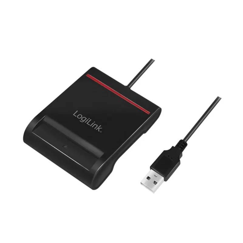 LogiLink USB 2.0 Kartenleser für Smart ID Schwarz