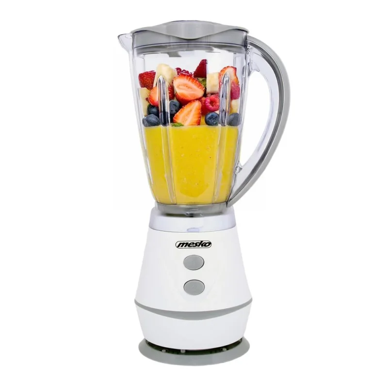 Mesko MS 4060G Standmixer 1 Liter 250 Watt Weiß Grau