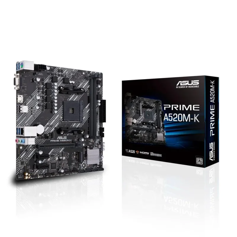 ASUS PRIME A520M-K Mainboard AM4 micro ATX M.2 USB 3.2 Gen 1