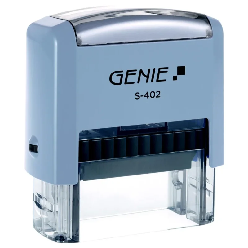 GENIE S 402 Selbstfärbendes Stempel Set 4 Zeilen