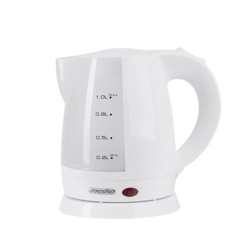 Mesko MS 1276 Mini Wasserkocher 1 Liter kabellos Weiß