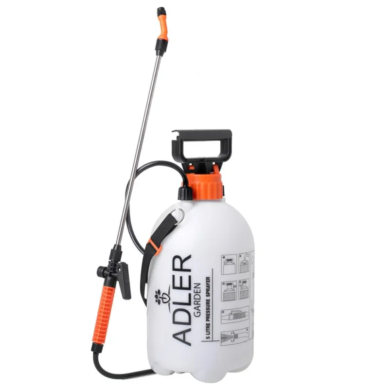 Adler AD 6806 Handdrucksprühgerät 5 Liter mit verstellbarer Düse und Sicherheitsventil