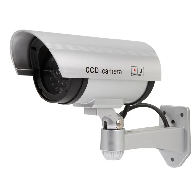 Olympia DC 400 Kamera Attrappe Überwachungskamera Dummy Silber