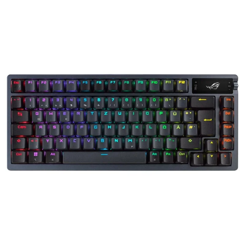 ASUS ROG Azoth RGB Gaming-Tastatur deutsches Layout 75% Tastaturformfaktor mechanische ROG NX-Switches