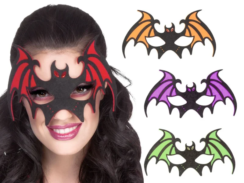 Fledermausmaske für Halloween und Karneval