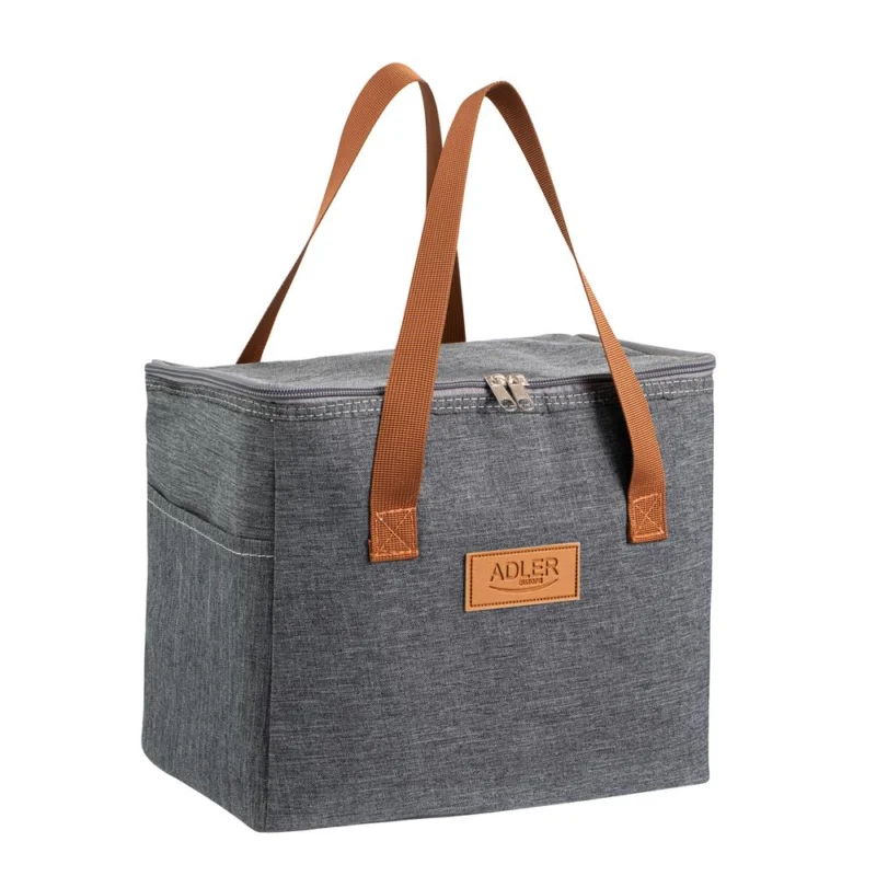 Adler AD 4523 Kühltasche 10L – Kompakte Thermotasche für Picknick, Reise & Einkauf in Grau