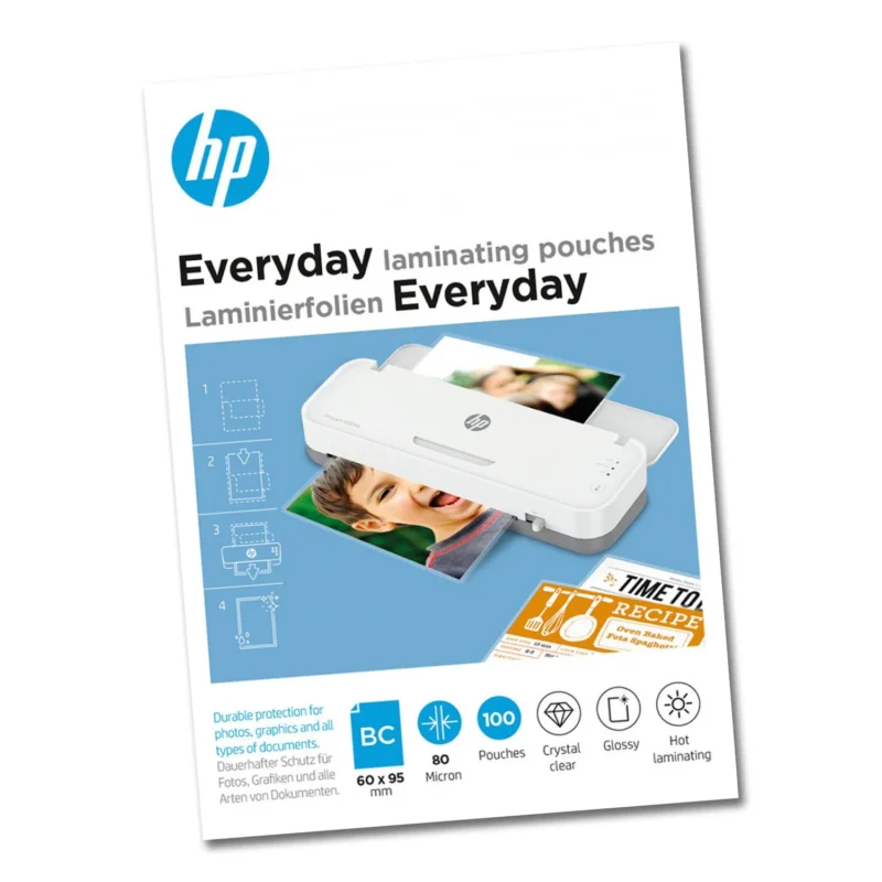HP Everyday Laminierfolien für Visitenkarten 80 Micron 100 Stück