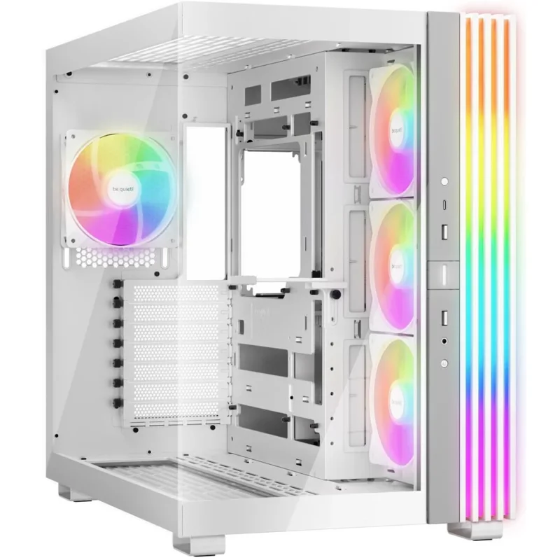 be quiet! Light Base 600 LX White PC Gehäuse Panorama Show Case ARGB