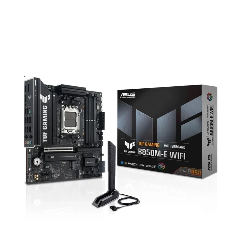 ASUS TUF GAMING B850M-E WIFI Mainboard AM5 micro ATX DDR5 PCIe 5.0 WiFi 6E