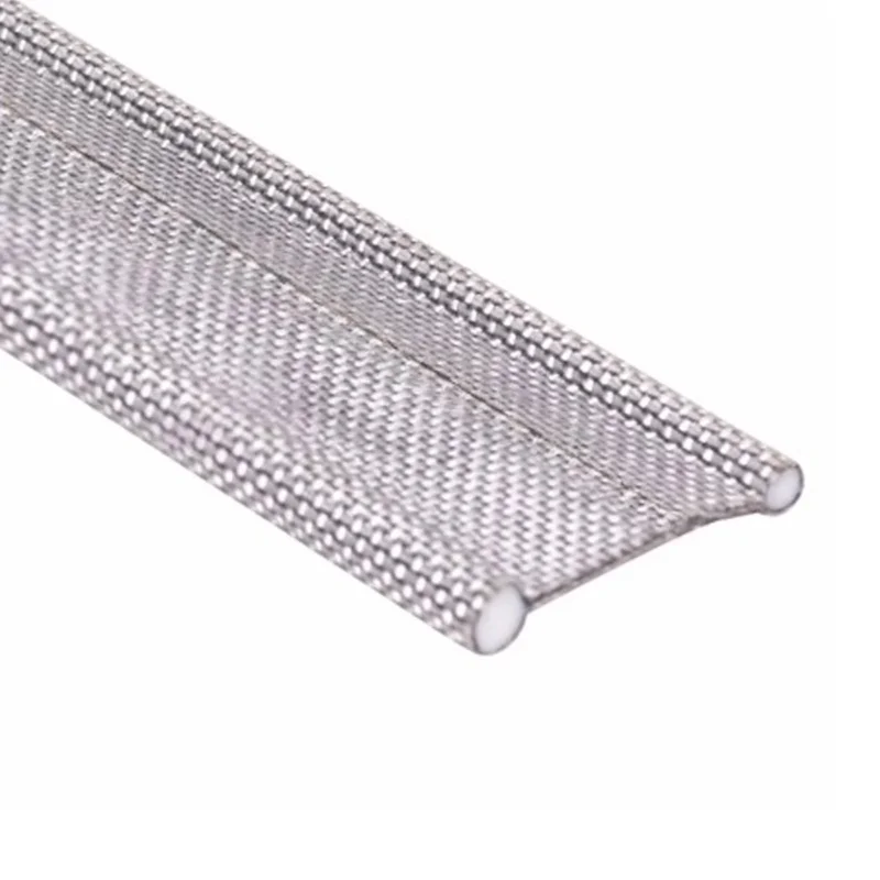 Doppelkederband - Meterware Kederband Ø4/6mm Bandbreite 4 cm Adapter für Wohnwagen Wohnmobil Caravan | Zeltkeder Vorzelt - Keder Verbindung - robust und biegsam - grau - Dualkeder Textilmantel