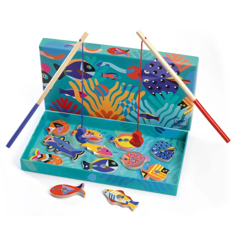 Magnet-Angelspiel "Grafische Fische" von Djeco