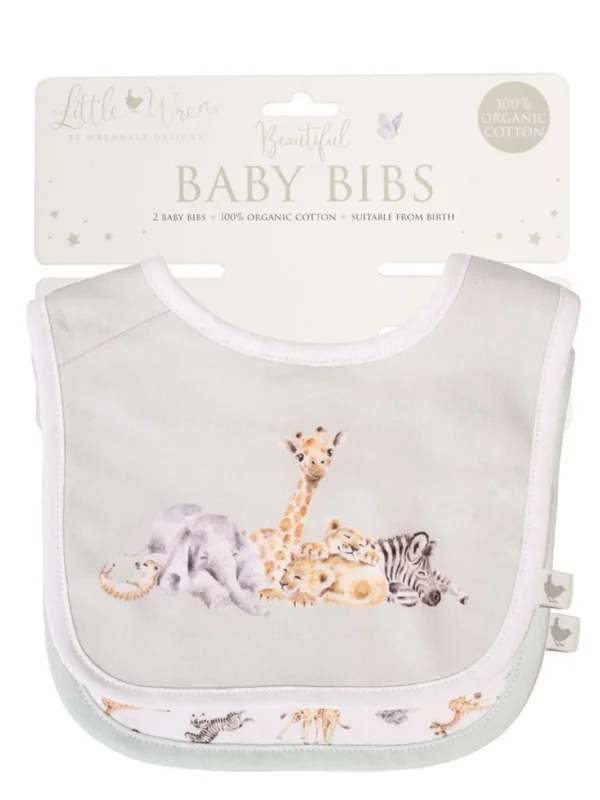 Baby Lätzchen Set Wildtiere von Wrendale Designs