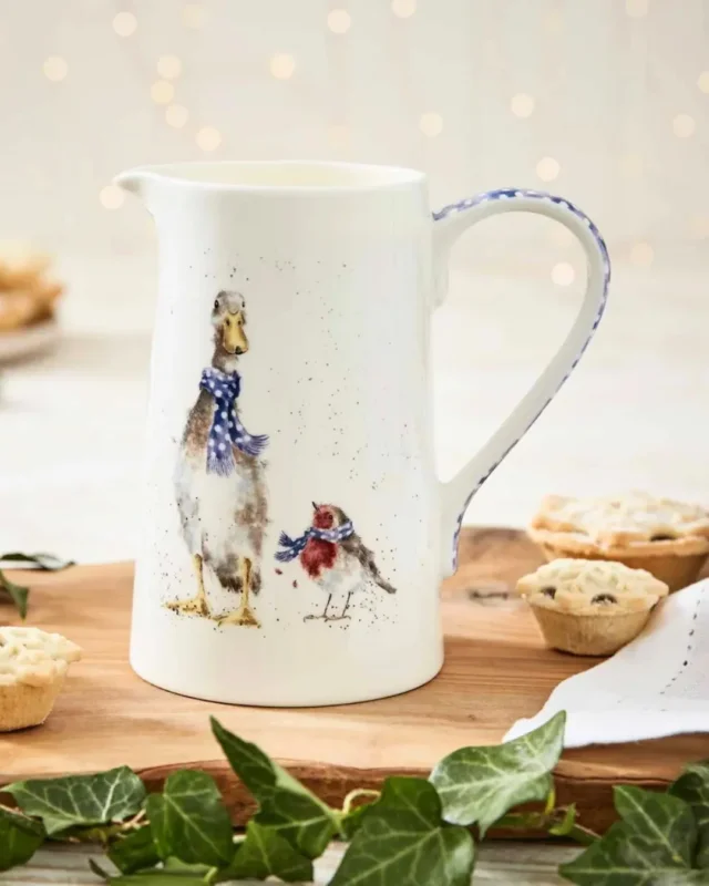 Weihnachtlicher Enten & Rotkehlchen Krug von Wrendale Designs – Bild 2