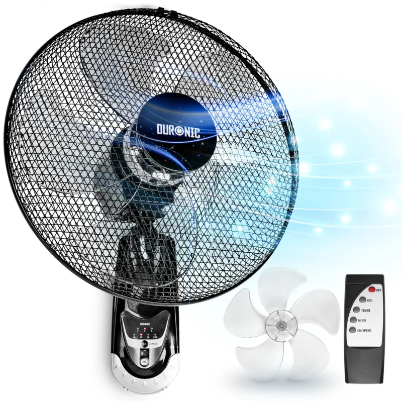 Duronic FN55 BK Wandventilator Frontansicht