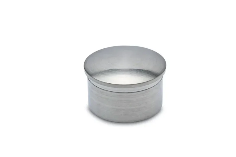Endkappe – V2A Edelstahl gewölbt Ø 19 mm, zum Einkleben, Art.Nr. 729