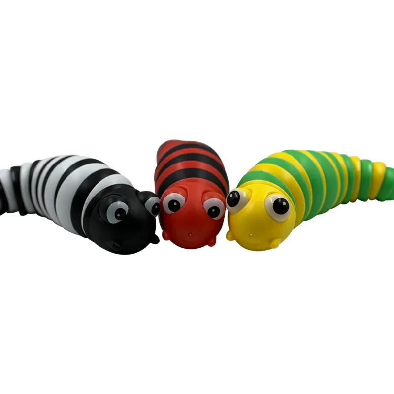Fidget Schnecke Antistress mit Gesicht - Spielzeug für den Stressabbau - für Kinder, Erwachsene