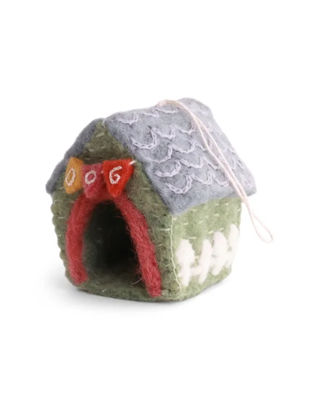 Hundehütte Filzanhänger von Gry & Sif