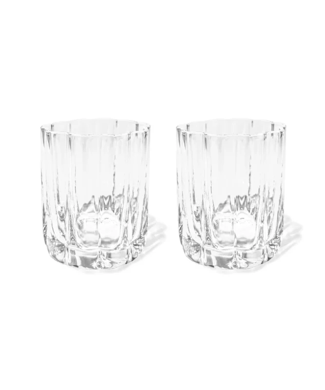 Kleines Trinkglas im Blumen-Design – florenz collection von 7 O'CLOCK