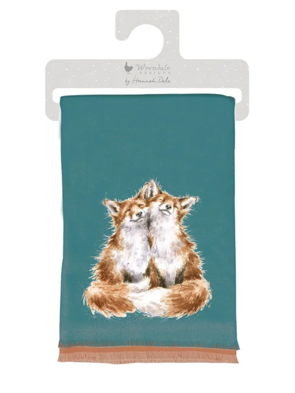 Super weicher Fuchs Schal für den Winter von Wrendale Designs.