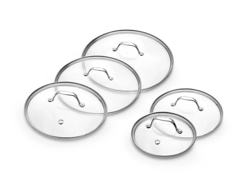 GLASDECKEL-SET 20/24/26/28/30 CM – 5-TEILIG - 1