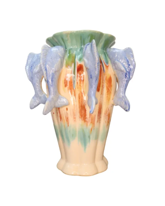 Blumenvase "Fische" von J. Kersten