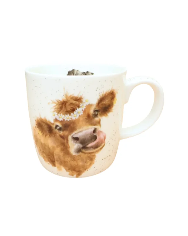 Große Kuh Tasse "Daisy Chain" von Wrendale Designs