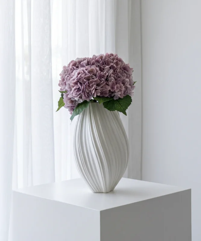 Realistisches Kunstblumen-Bouquet Hortensien 4er in Altrosa – bloom collection von 7 O'CLOCK