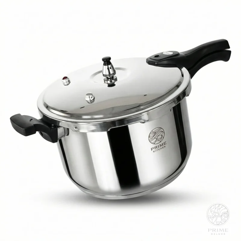 Prime Kitchen Schnellkochtopf aus Edelstahl – 5L–13L | Induktion & Gas geeignet Prime Deluxe GmbH