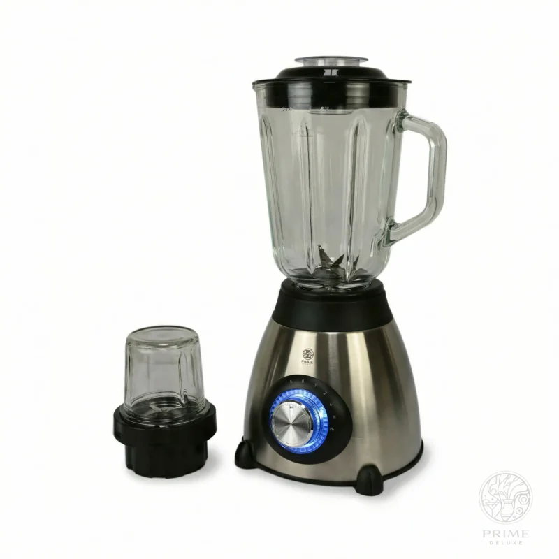 Prime Kitchen Standmixer 800W – Glasbehälter, Edelstahloptik & Ice Crusher Prime Deluxe GmbH